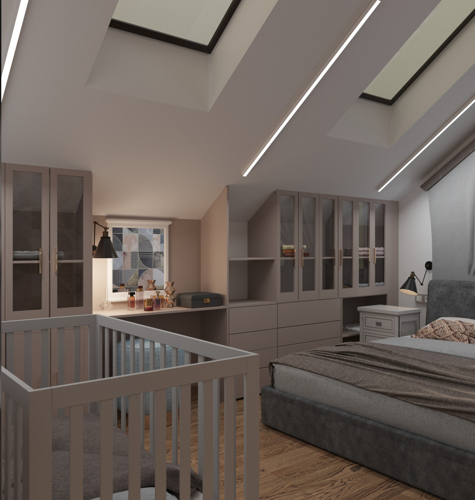 Contemporary two level cottage