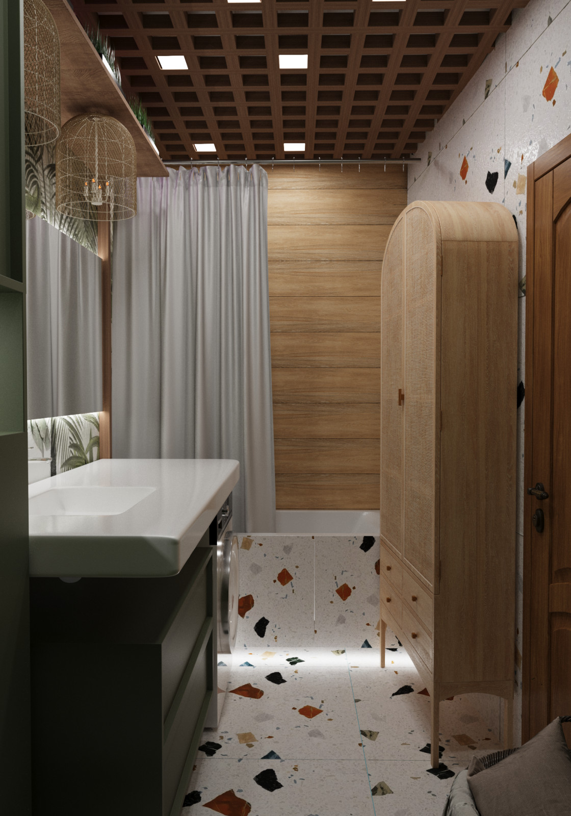 Обложка проекта: Санузел в эко стиле