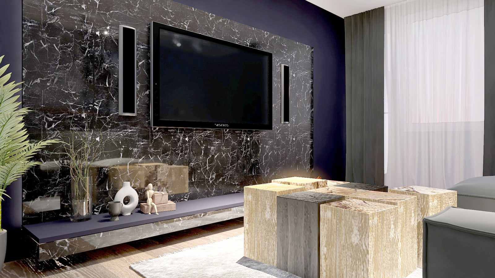 Квартира в стиле Loft, для брутального мужчины