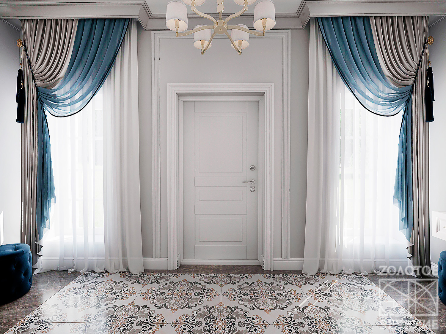 Изысканная нежность загородного дома