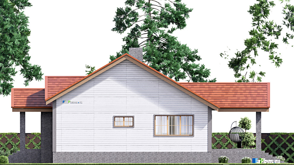 Проект одноэтажного дома 12х19м S254м2 F-16532