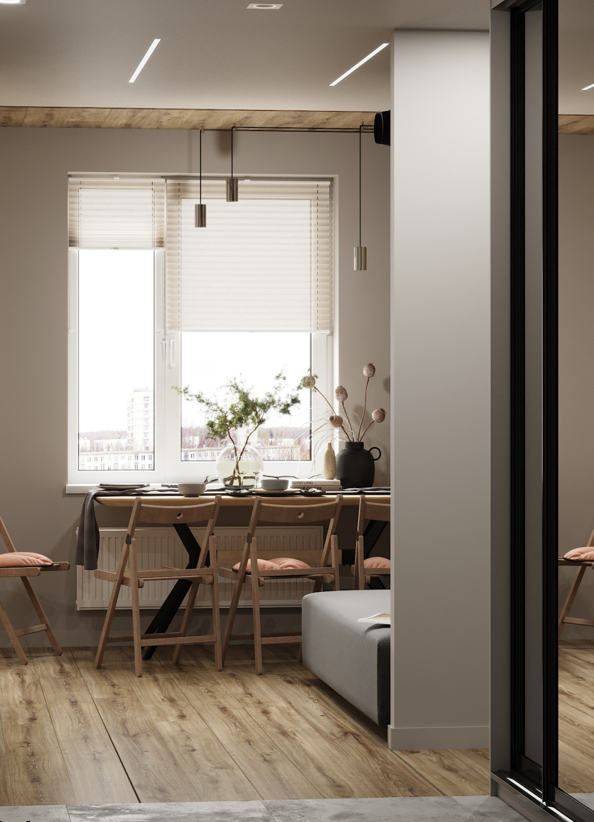 "Прикоснись к природе", квартира в Москве, 68 м2