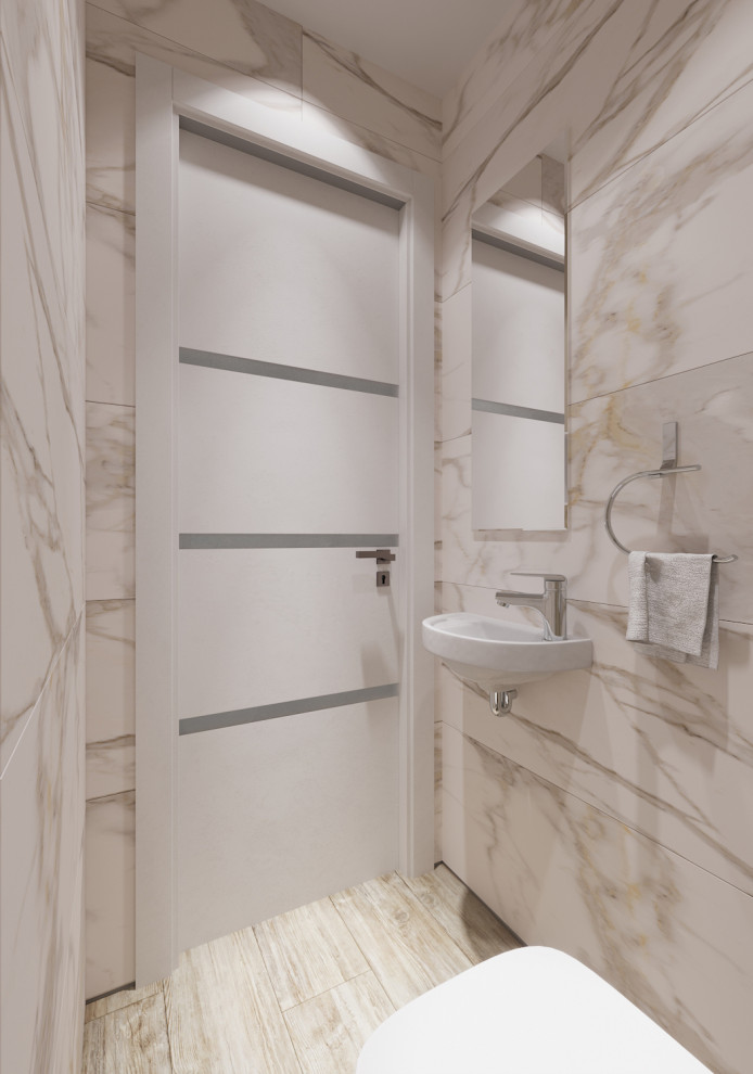 Квартира в оттенках синего для семейной пары