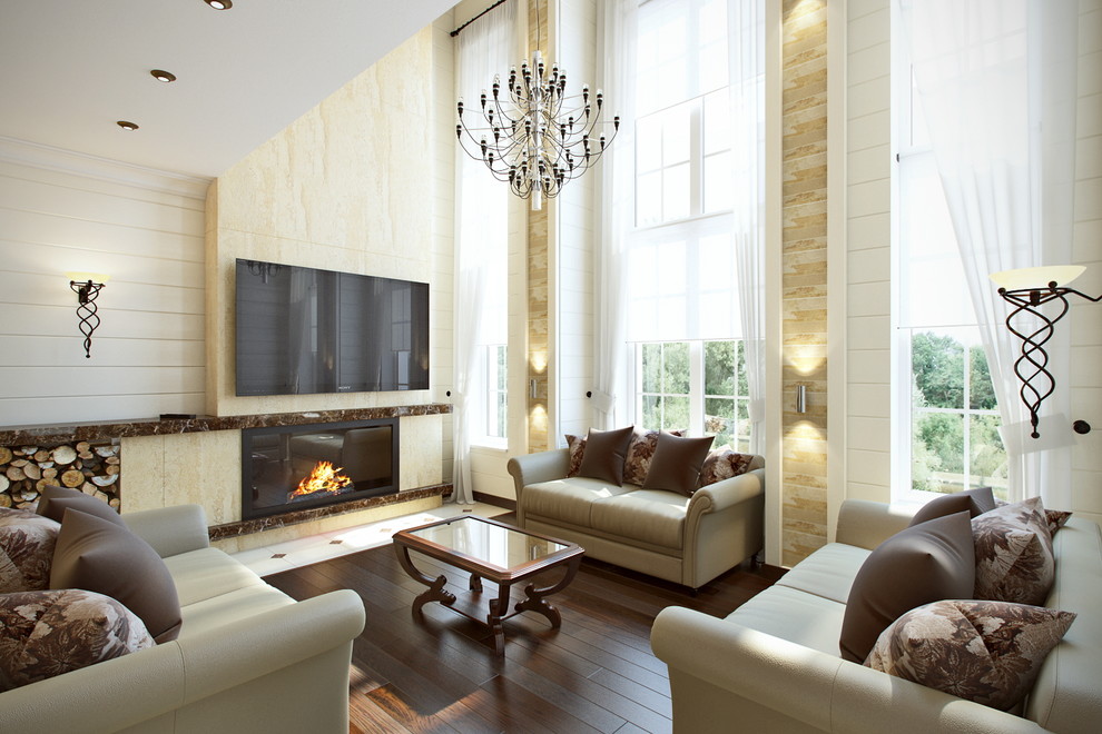 Дизайн интерьера загородного дома г. Москва ЖК Заповедный парк