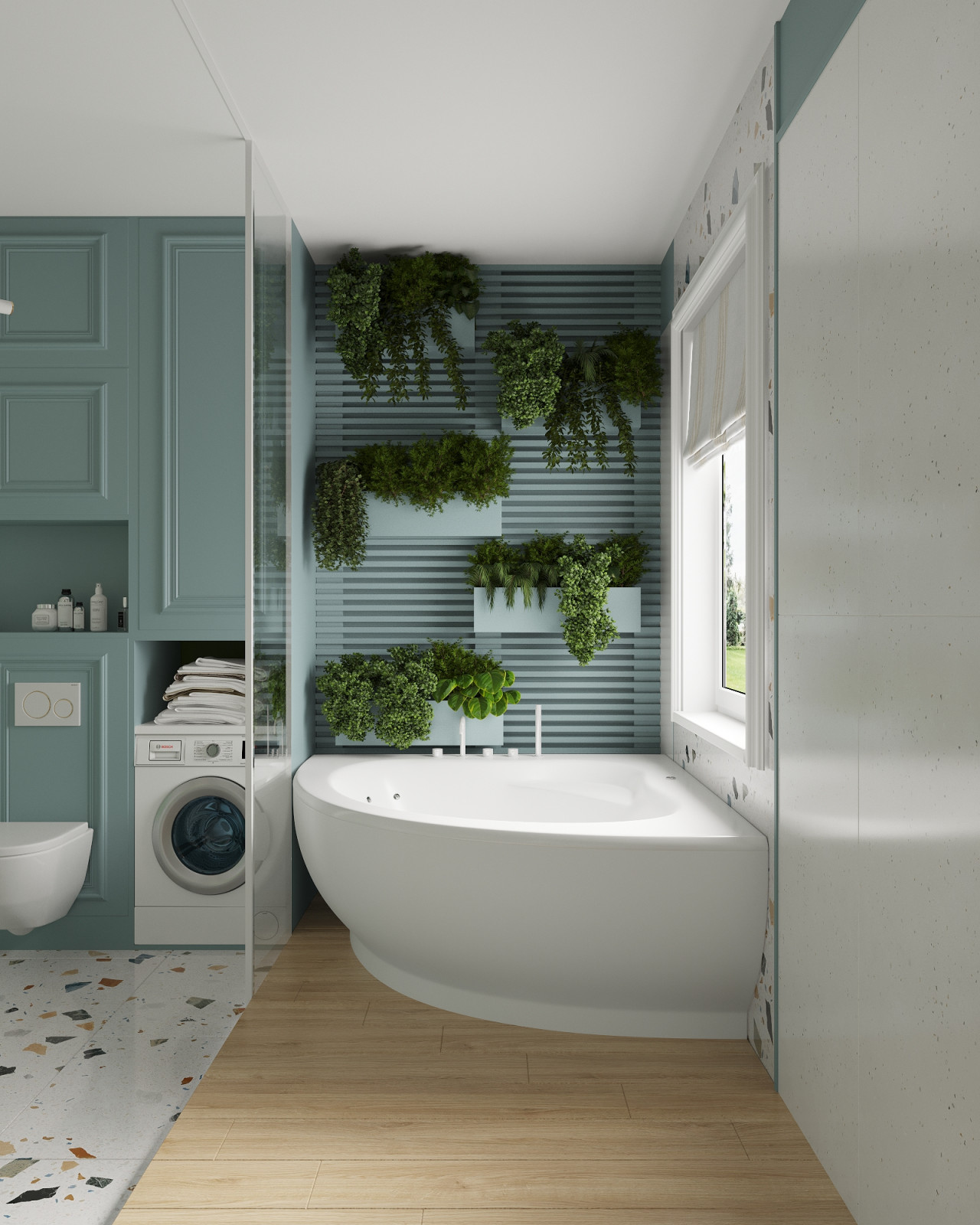 Обложка проекта: Санузел в частном доме