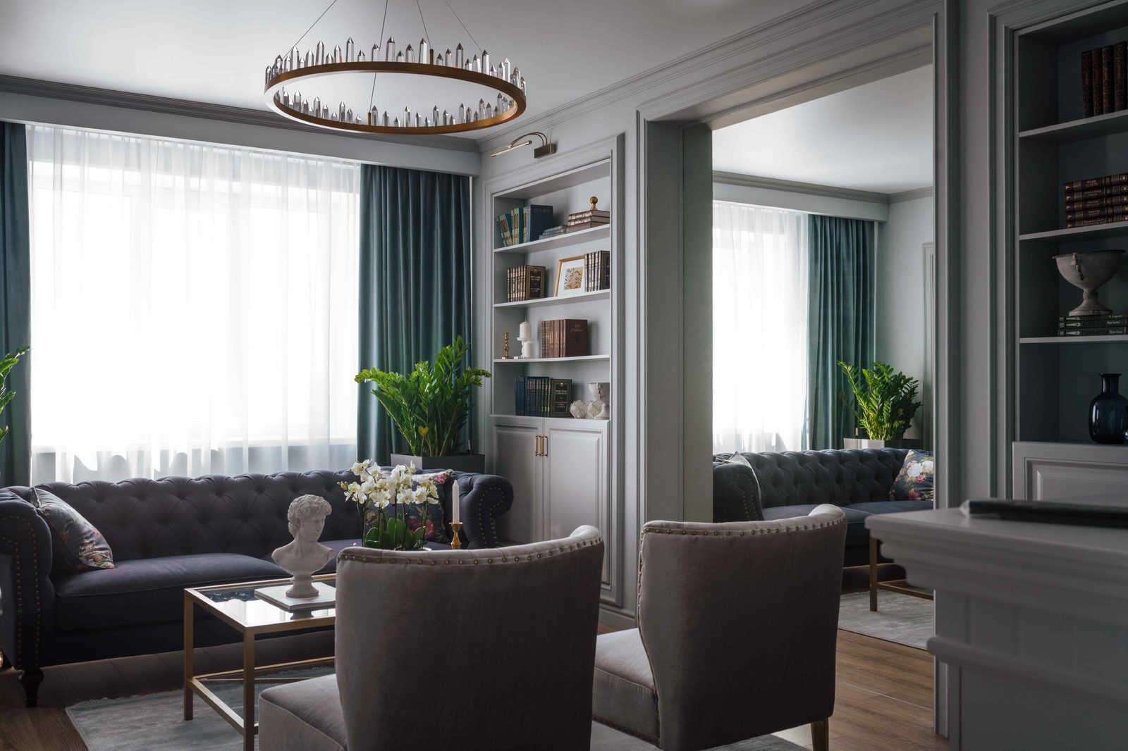 Квартира серого цвета с розовым. г.Димитровград .