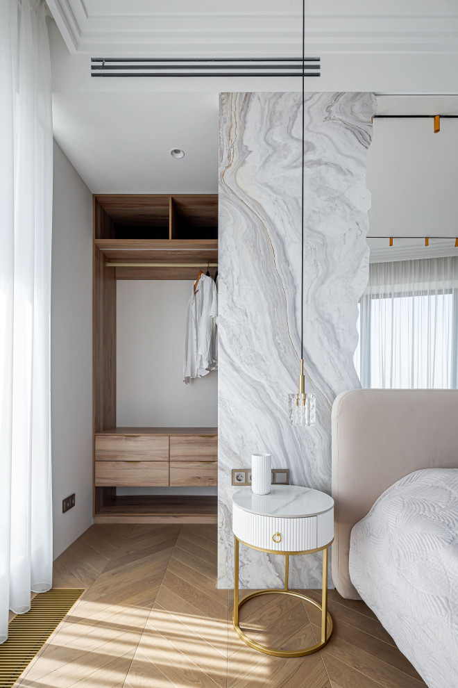 Реализованный дизайн проект четырехкомнатной квартиры 112 кв. м.