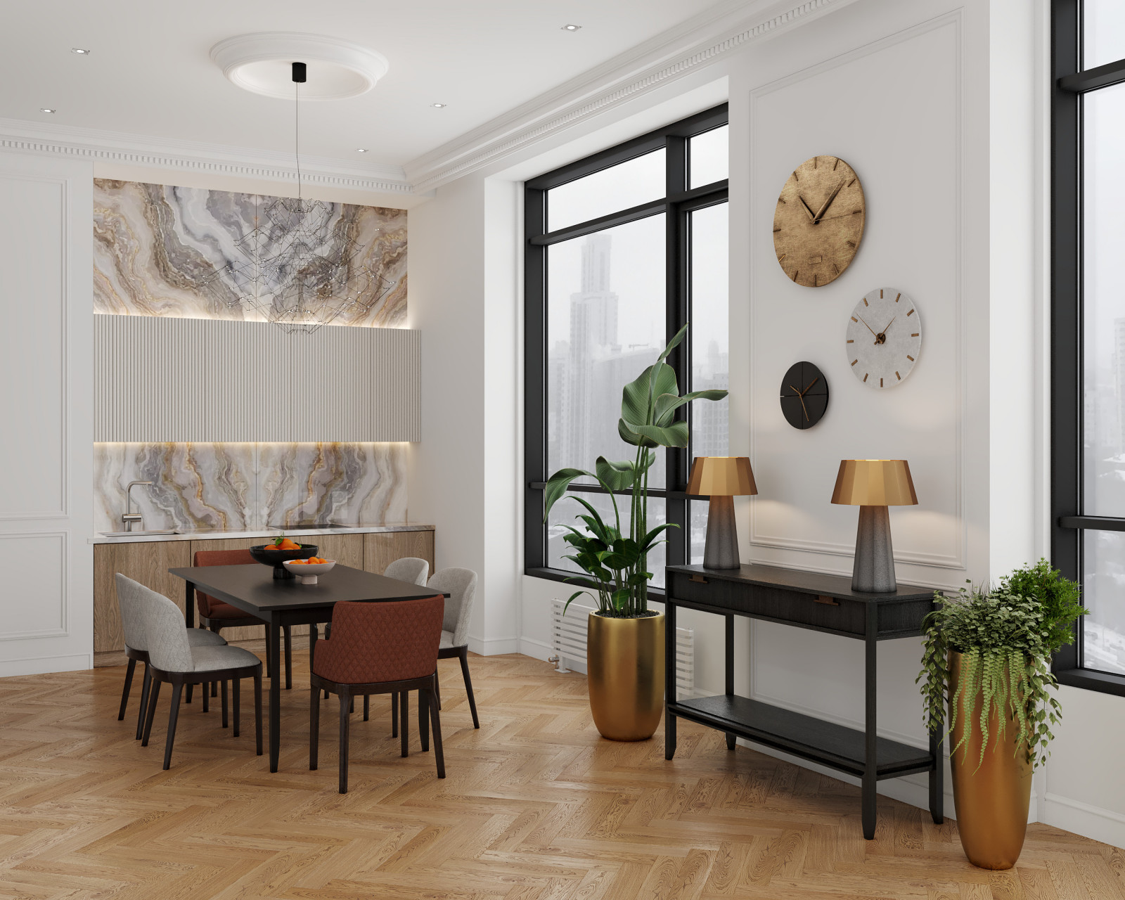 Обложка проекта: Пентхаус в ЖК «Макаровский».