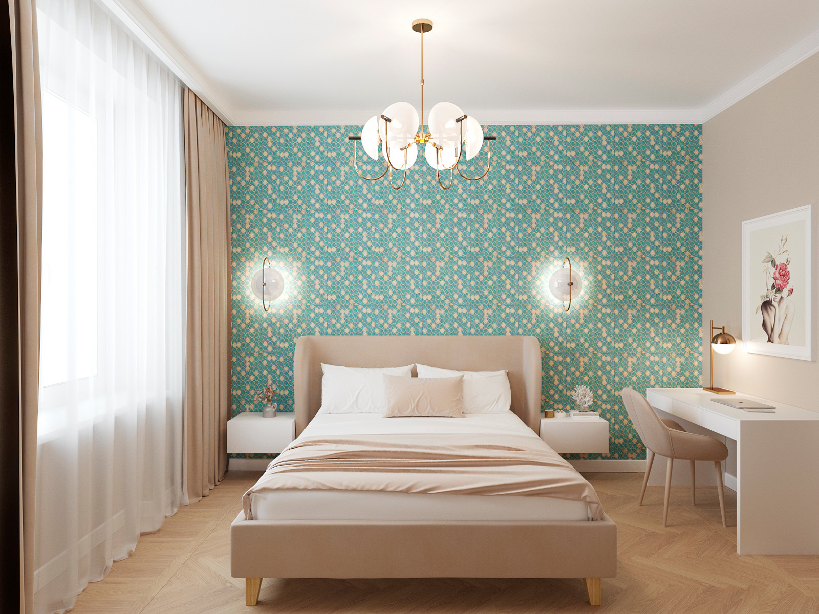 Обложка проекта: Дизайн-проект квартиры 45м.кв.