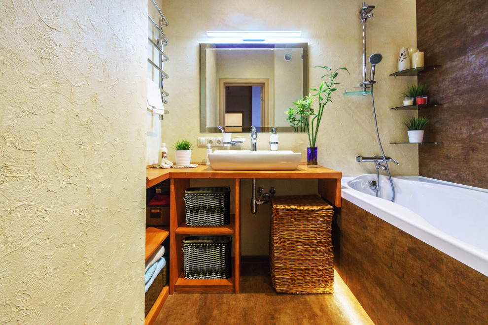 Обложка проекта: Яркая двушка с подвесной кроватью