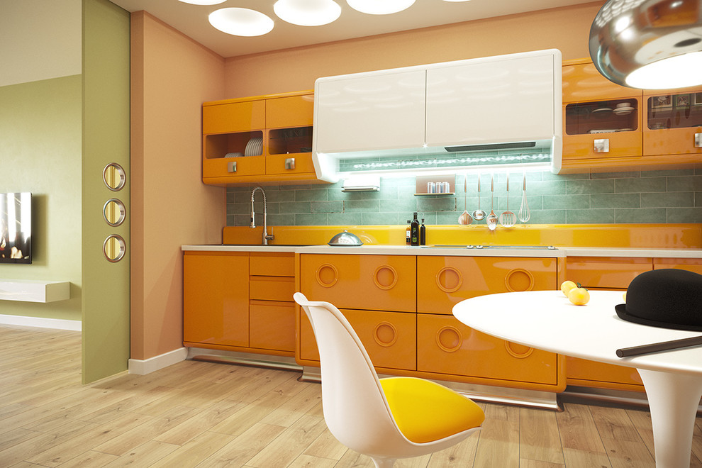 кухня в стиле "Заводной апельсин"