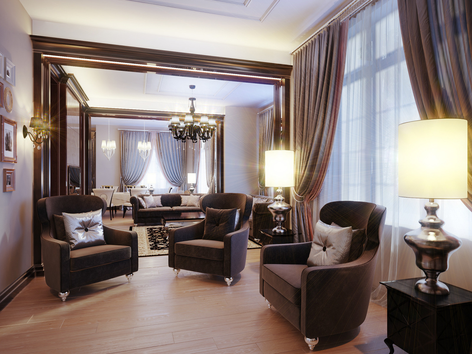 Загородный дом в стиле Арт-деко