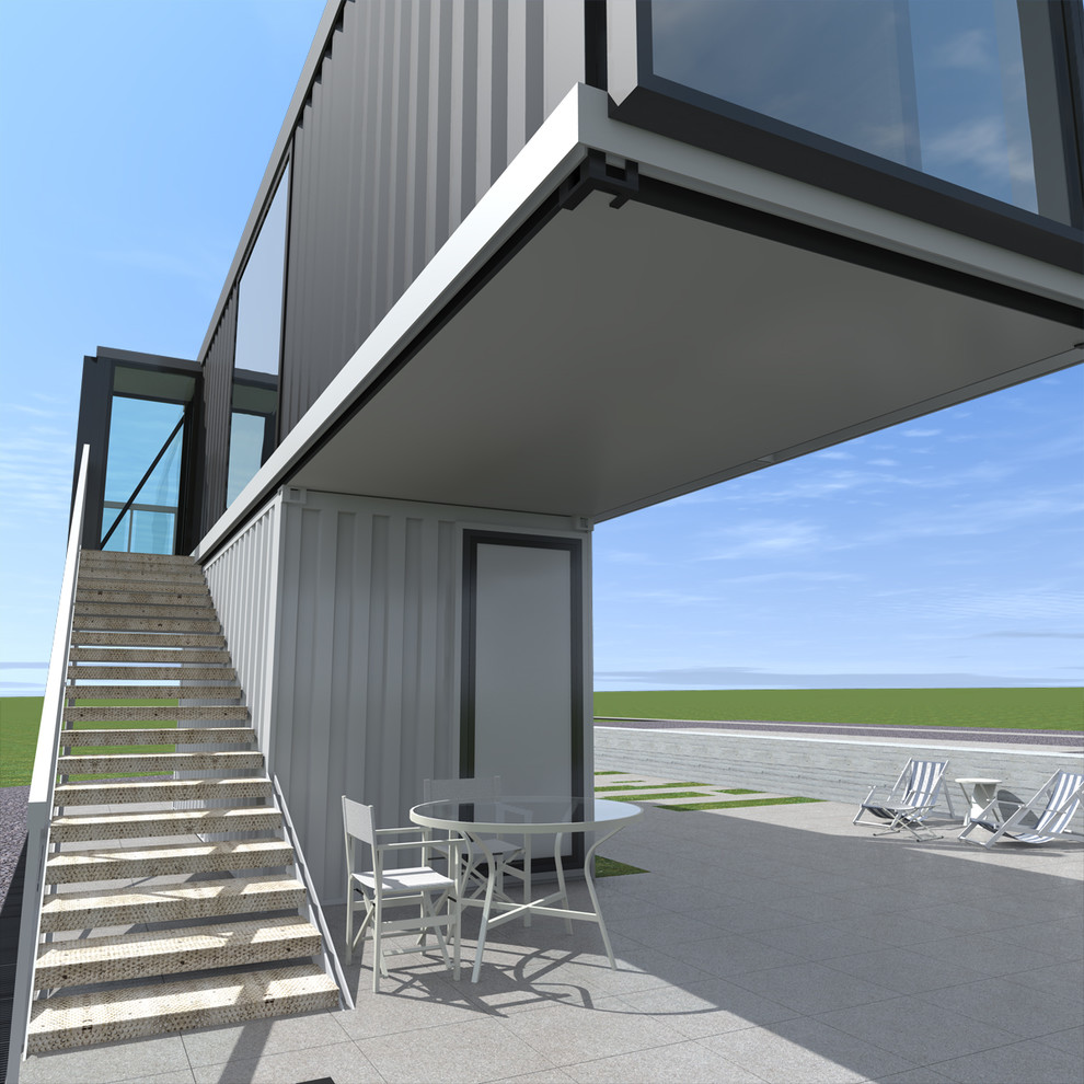 Малый гостевой дом из грузовых морских контейнеров