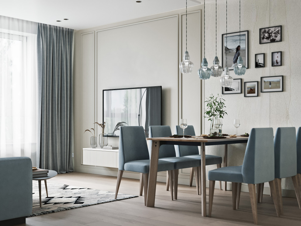 Дизайн-проект квартиры в Москве, 120 кв.м