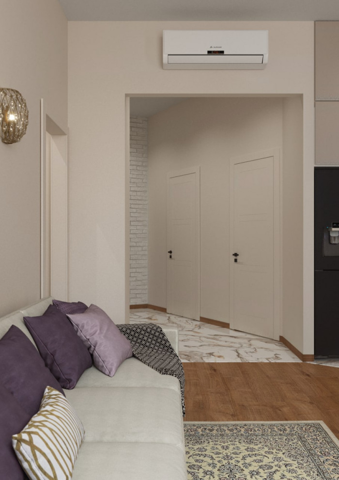 Apartment in a new house