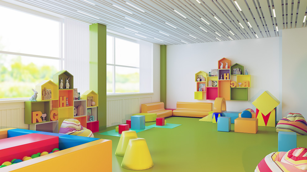 Интерьер школы на 1100 мест