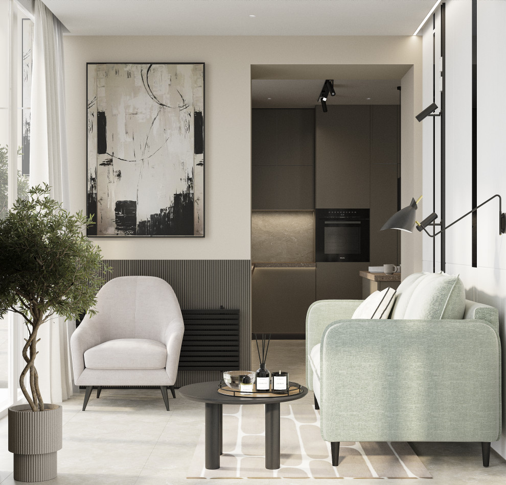 Проект 3-х комнатной квартиры NUMBER 1.1.1