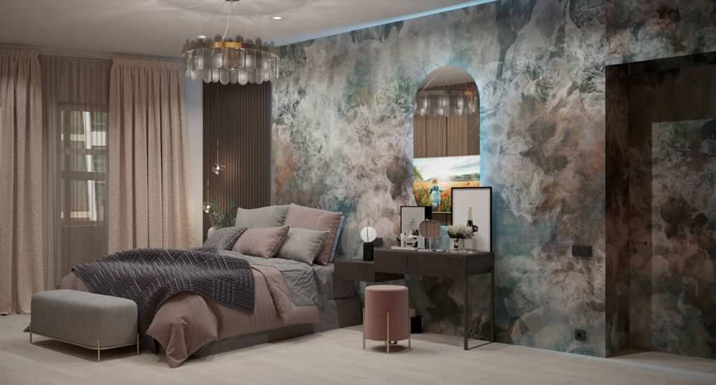 Дизайн проект спальной комнаты