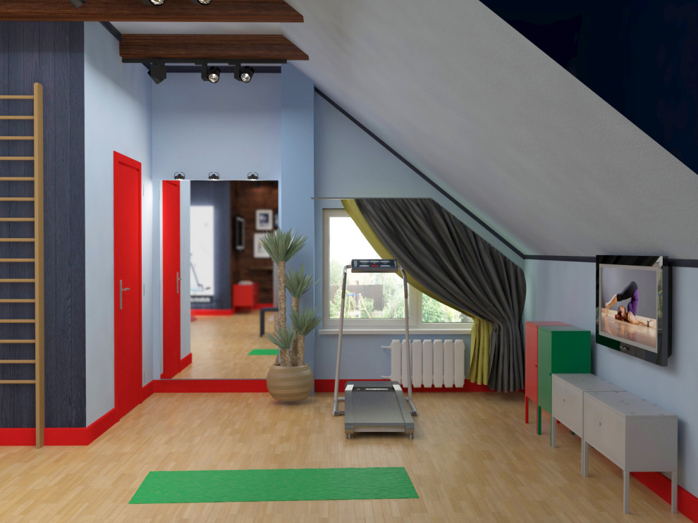 Обложка проекта: Домашний спорт зал хоккеиста