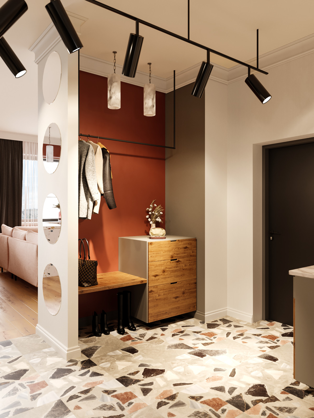 Квартира-полустудия для молодой девушки #oh_stolica