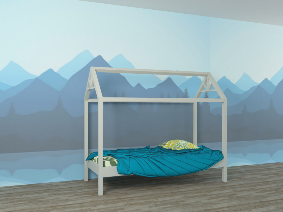 Обложка проекта: Разработка линейки детских кроватей-домиков в стиле "Шале"