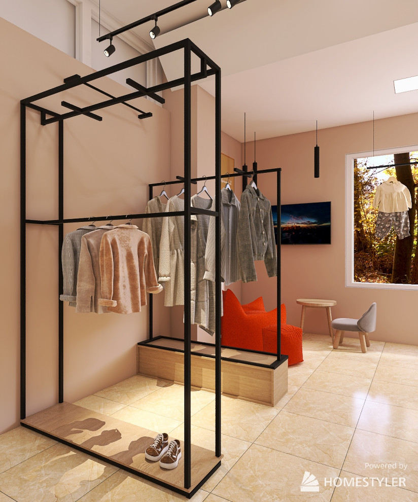 Проект детского магазина, 35 м2