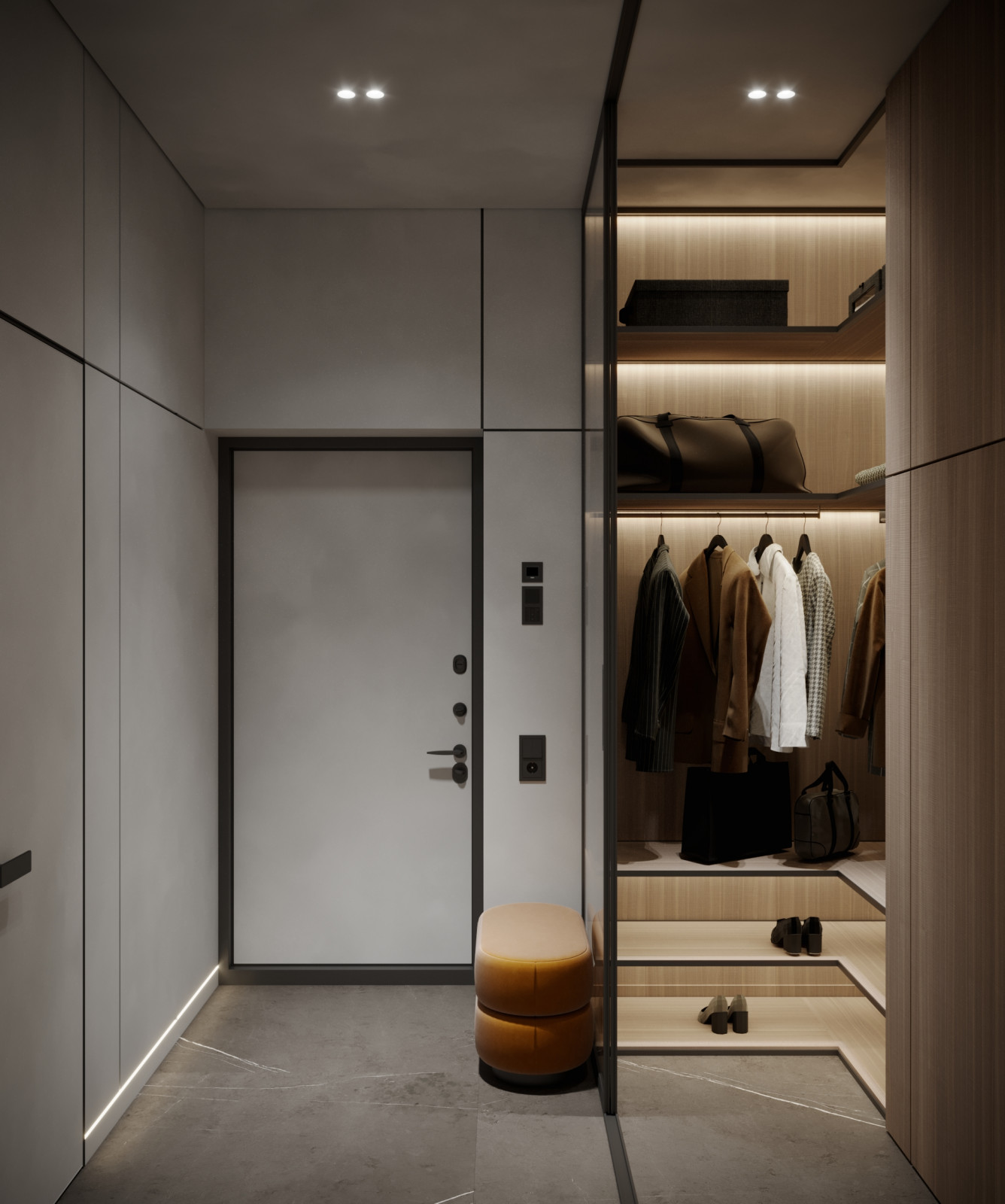 Дизайн проект квартиры в ЖК "Огни"