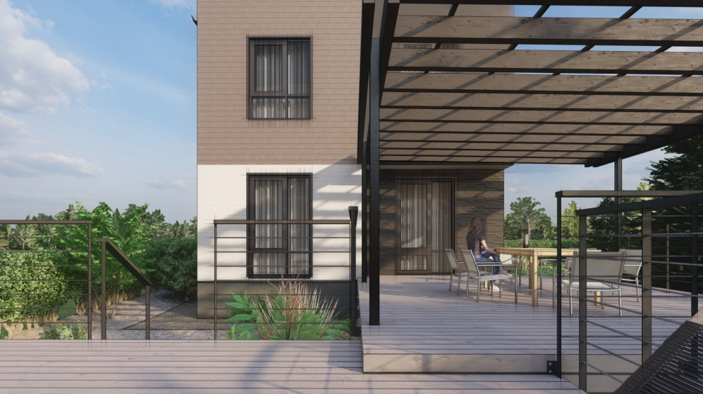 Благоустройство участка в коттеджном поселке Литл Токио, г. Казань