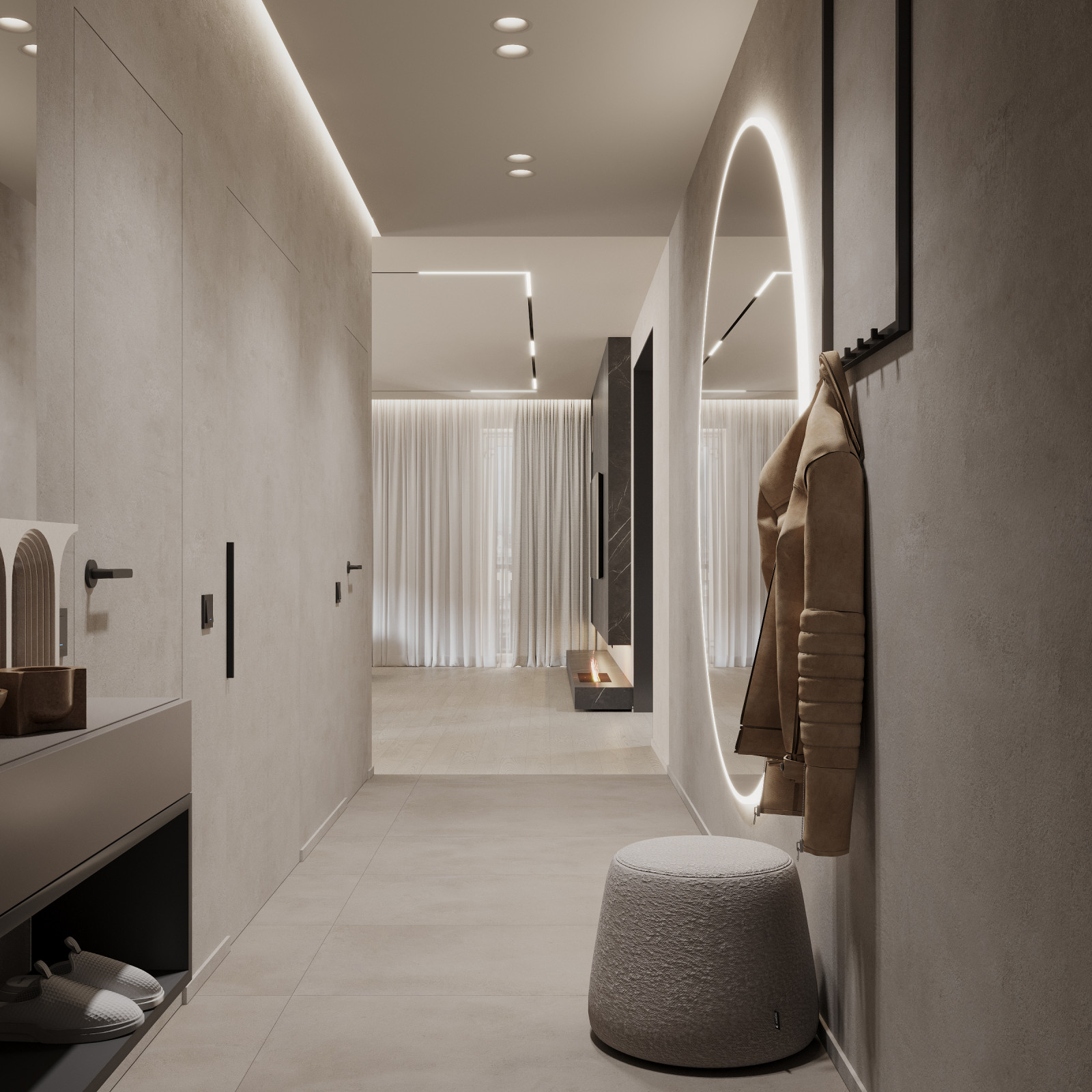 Обложка проекта: Дизайн квартиры 140м² в Красноярске, ЖК "Александровский"