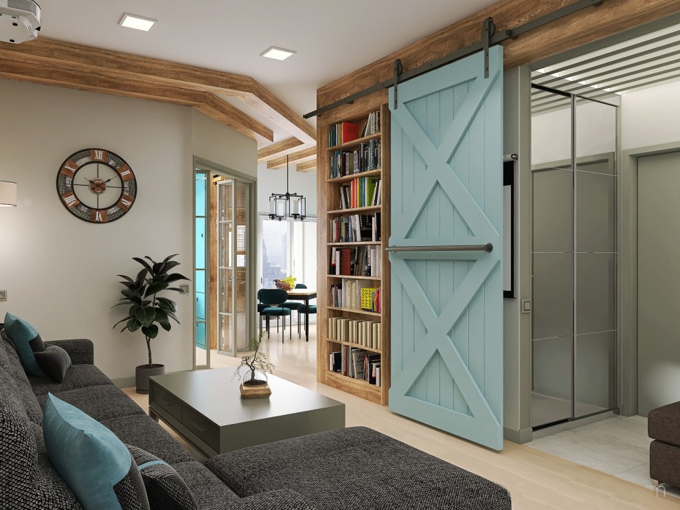 Обложка проекта: Двухкомнатная квартира для семьи с двумя детьми