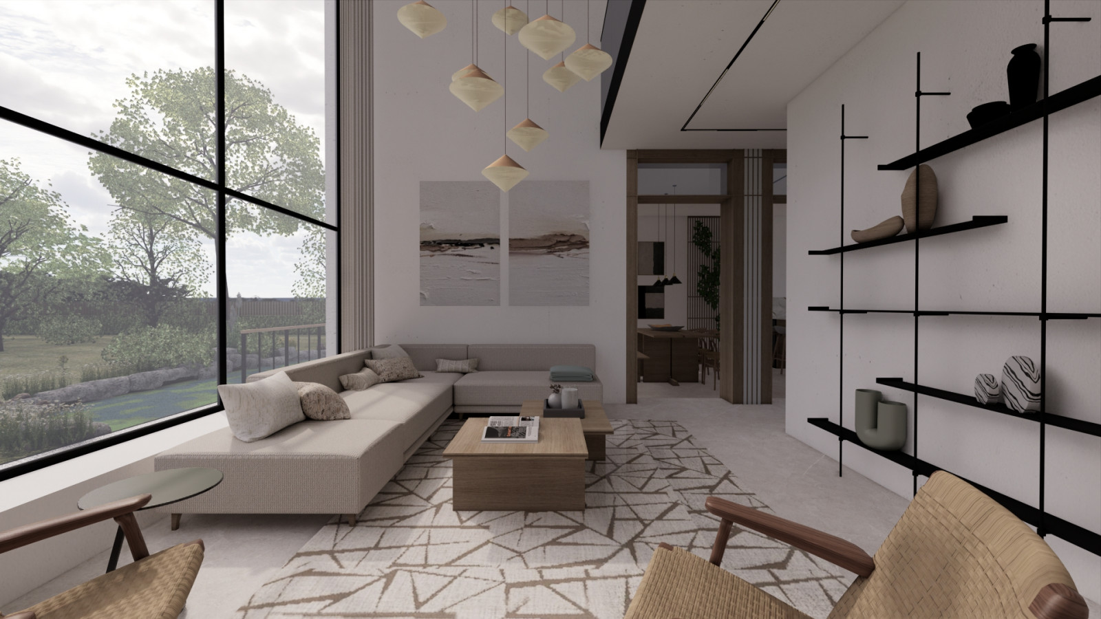 Shades of nature (интерьер)