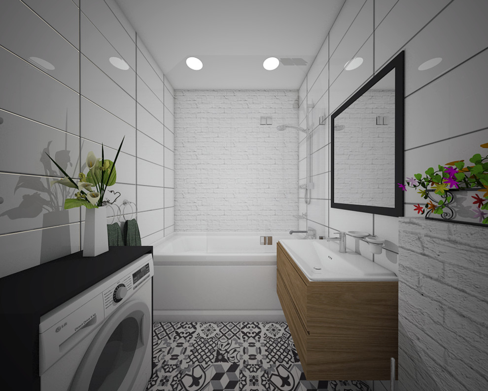 Однокомнатная квартира в скандинавском стиле