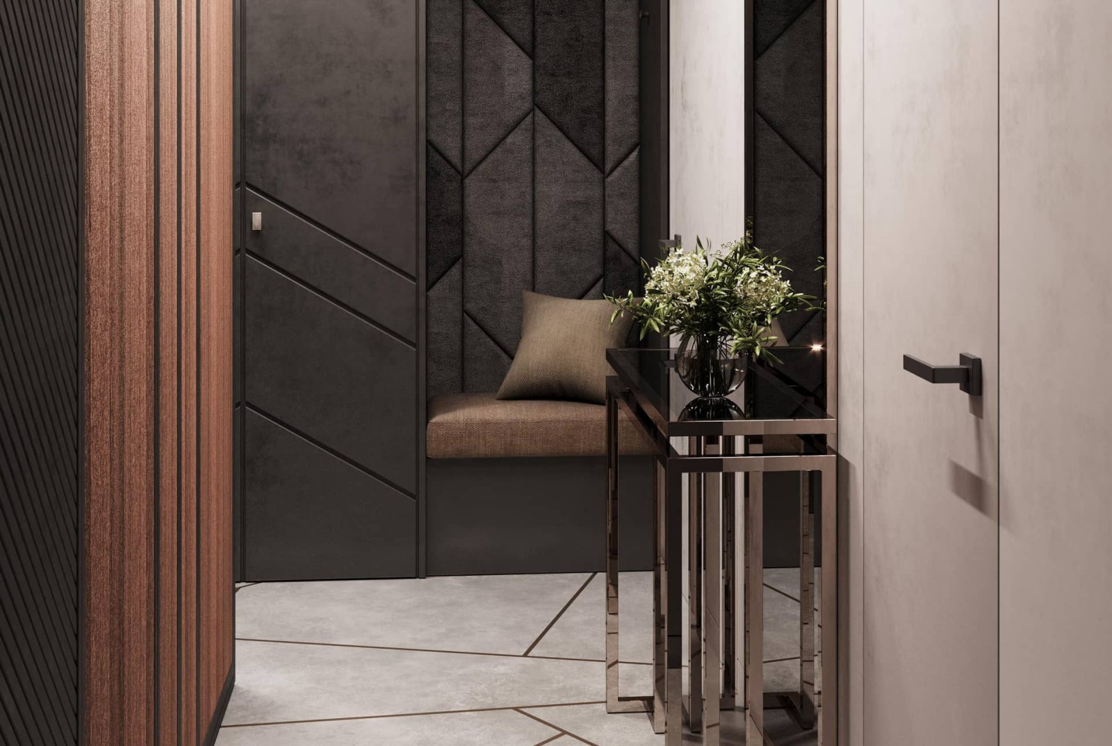 Дизайн и ремонт квартиры в ЖК «Павлова 40» — Игра фактур