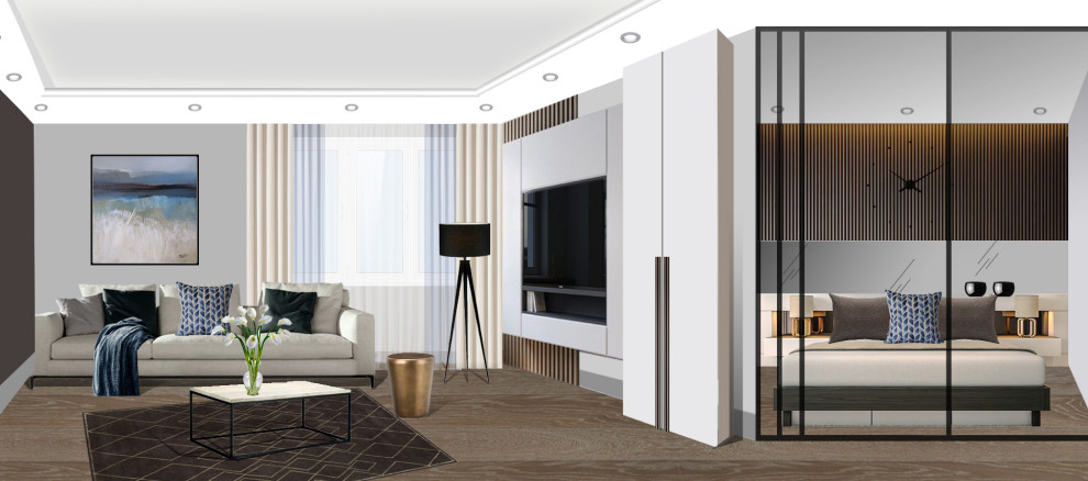 Обложка проекта: Квартира на Большой Очаковской