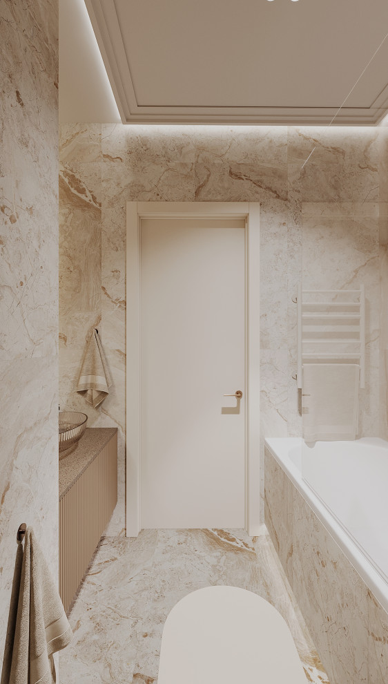 Интерьер 4-ёх комнатной квартиры_ "VANILLA LATTE"