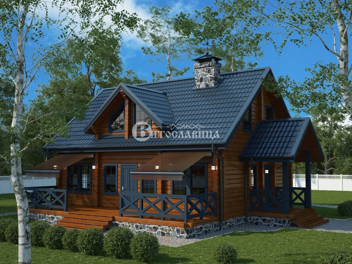 Обложка проекта: Дом из бруса Донецк