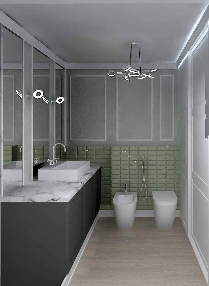 Проект 4-х комнатной квартиры в  ЖК "Московский квартал"