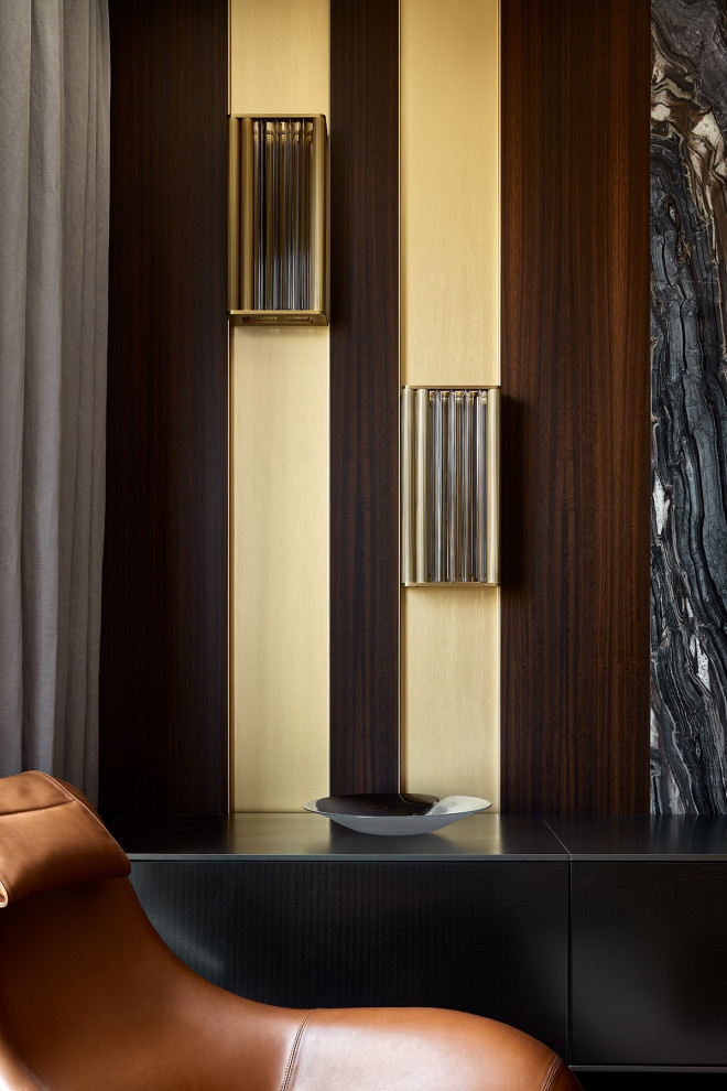 Люкс интерьер гостиной в Квартире 120 кв. м. в Современном стиле