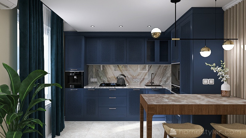 Трехкомнатная квартира в современном стиле