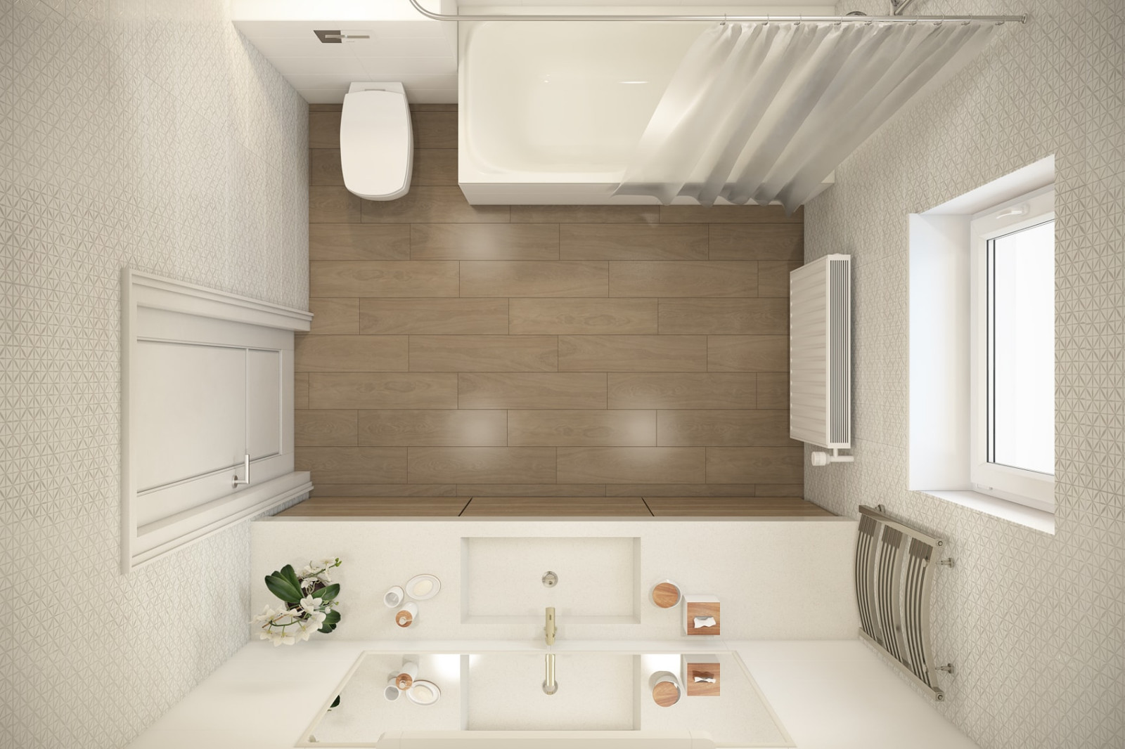 ЖК Метрополия,  3 комнаты, 110 м²