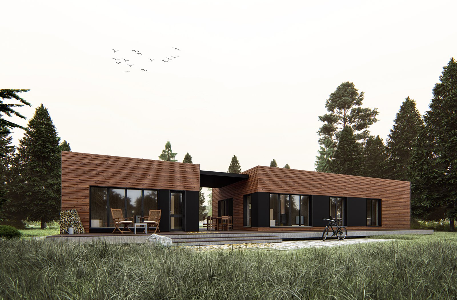 Достраиваемый дом 75 м.кв.