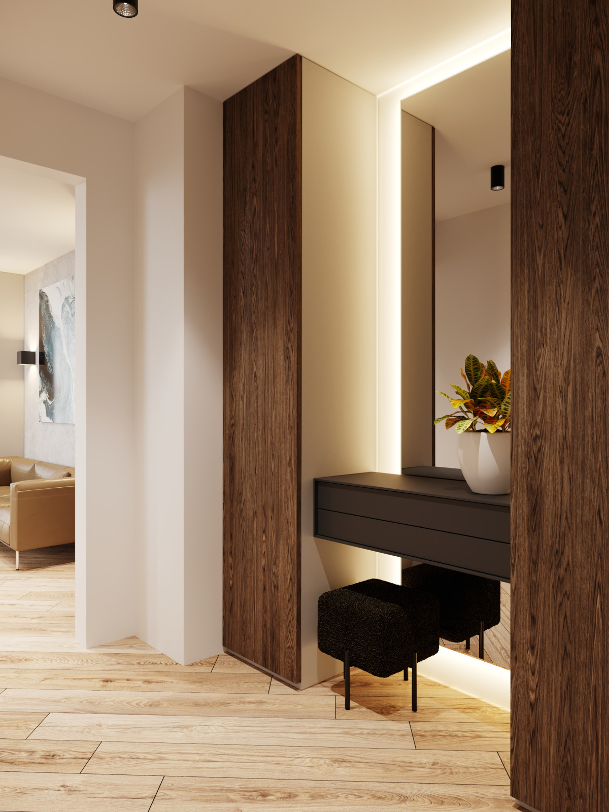 Двухуровневая квартира с террасой