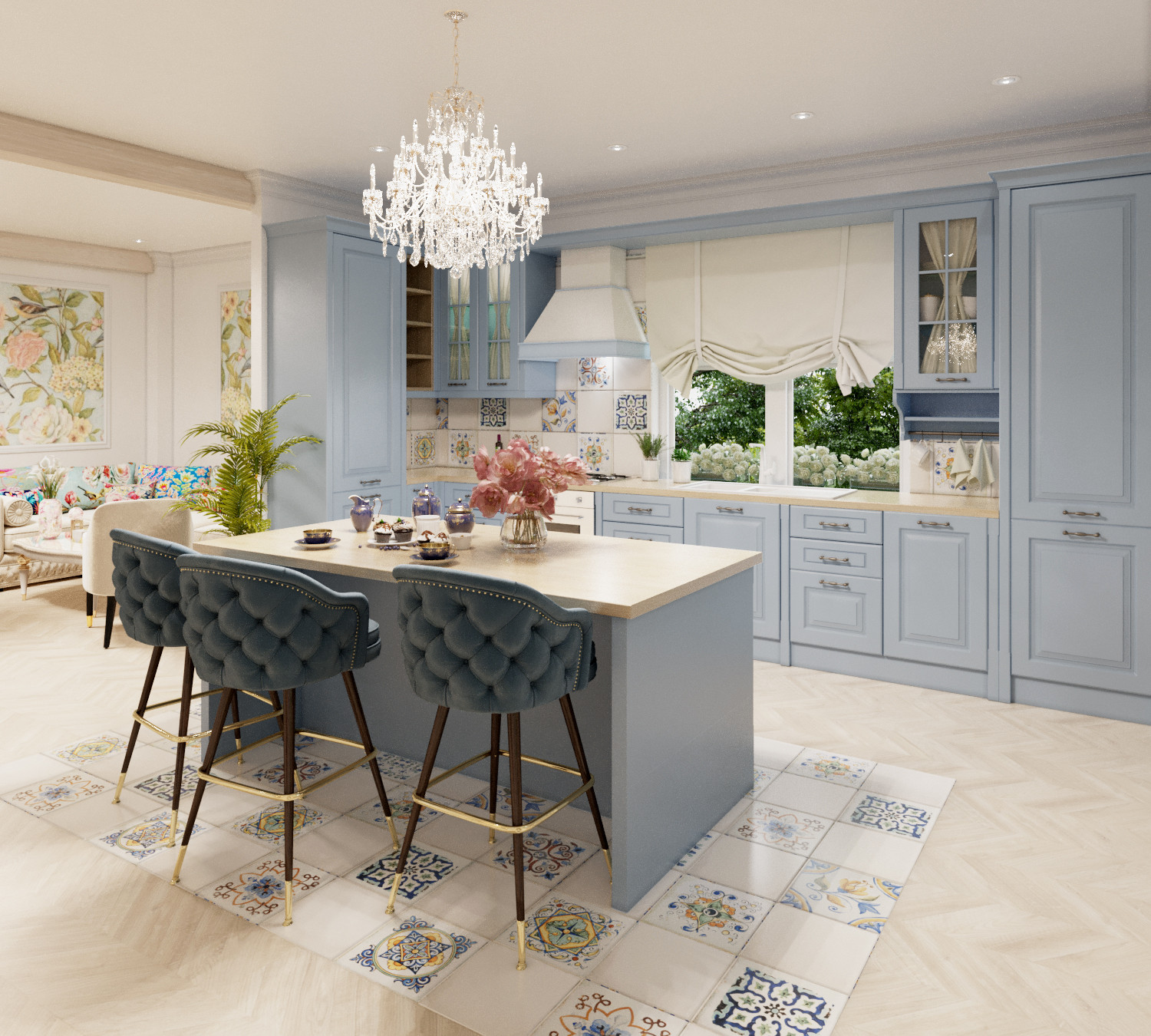 Interior Design in provice style