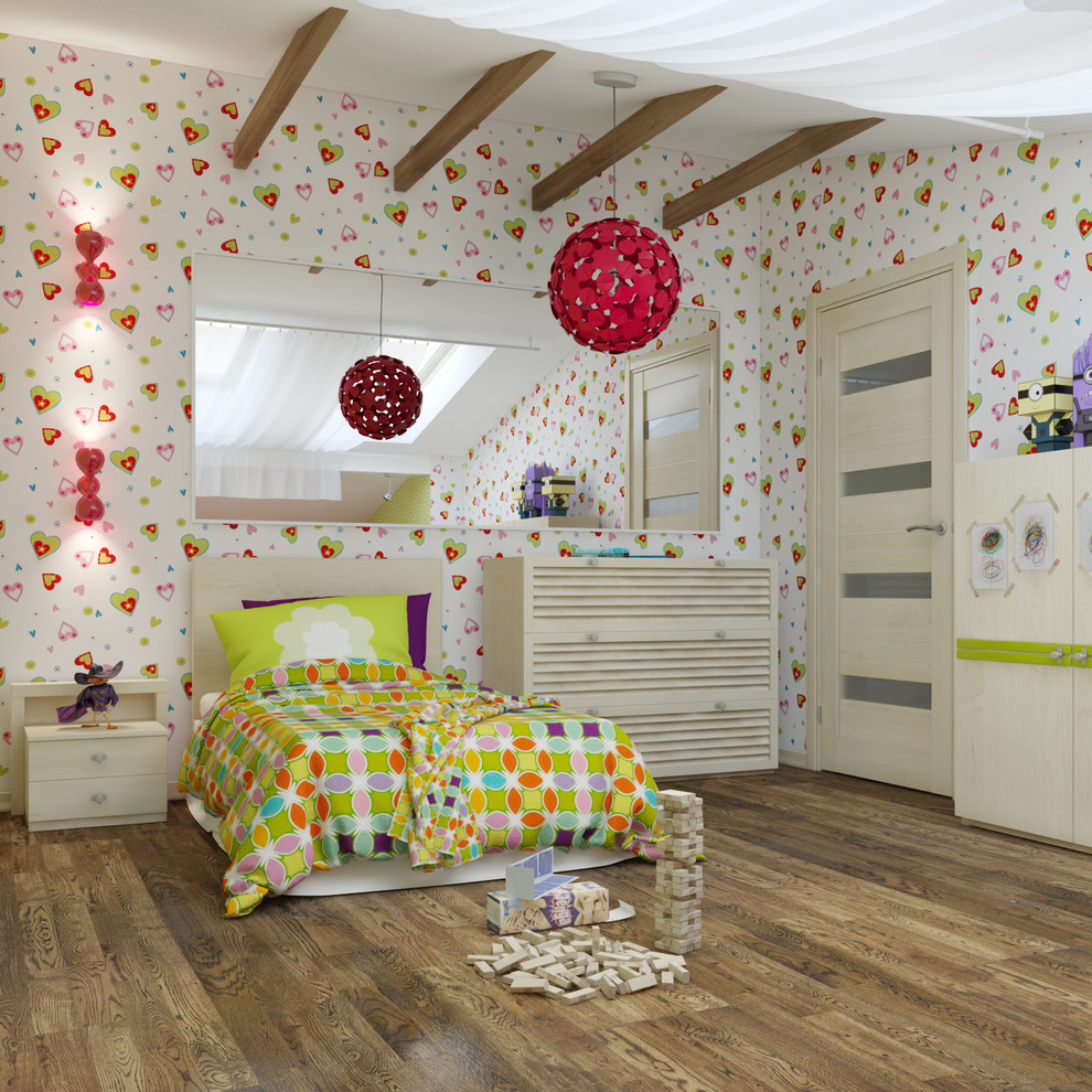 Таунхаус с черной ванной и детской в мансарде