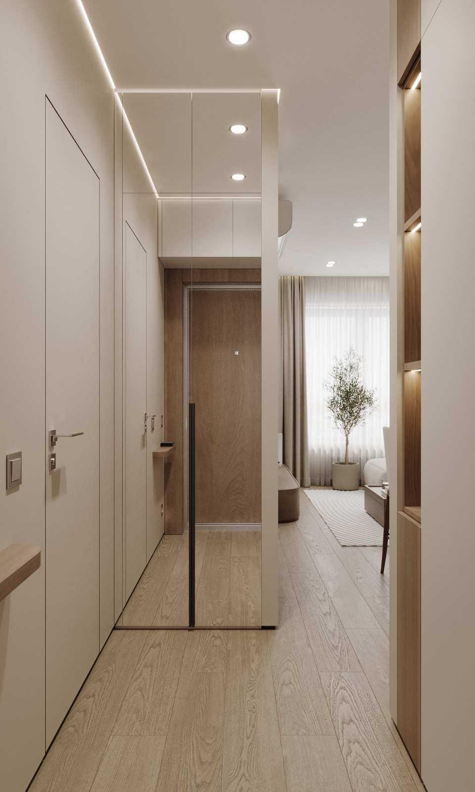 Эскизный проект интерьерной квартиры в Москве