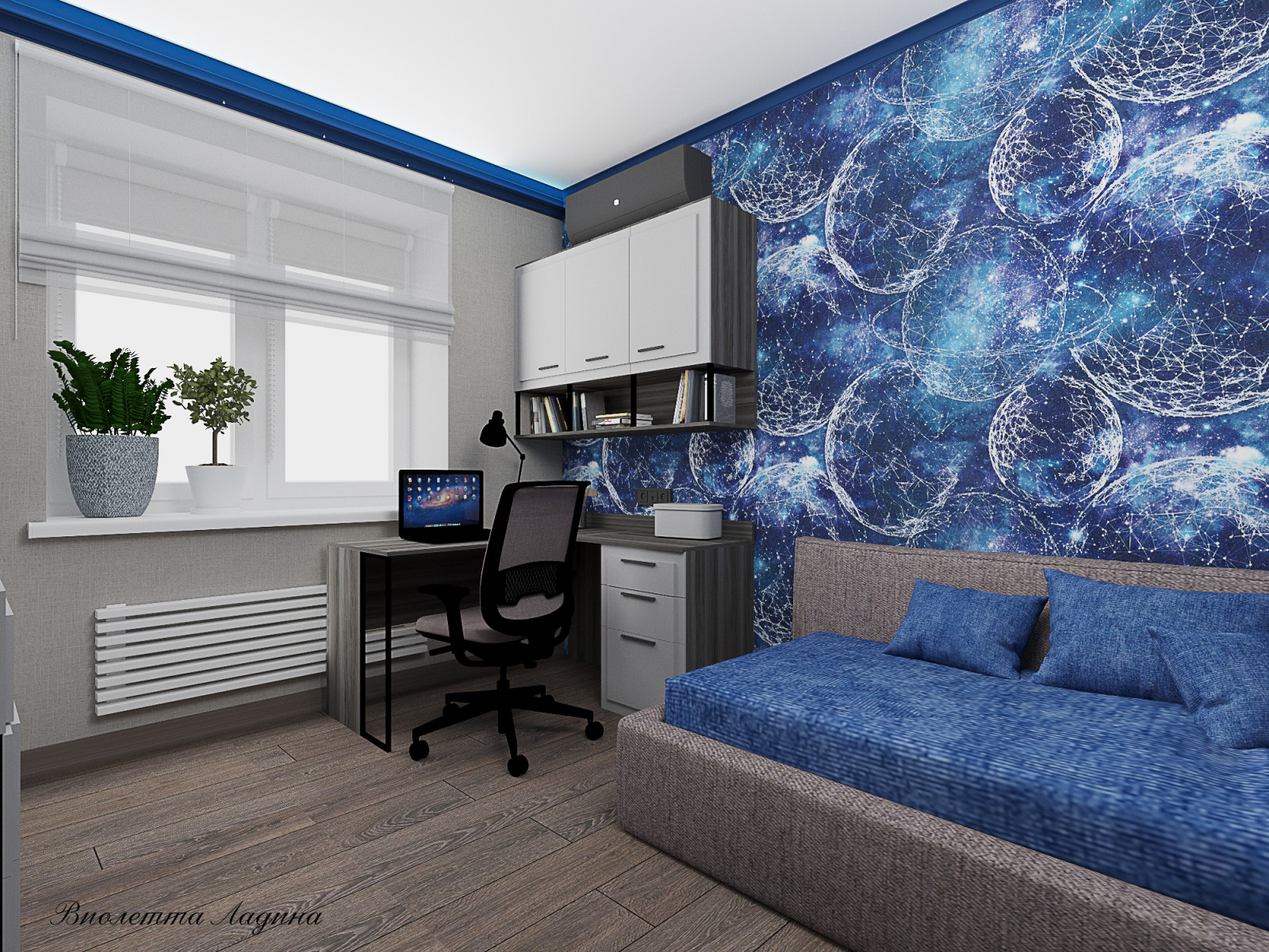 Большая квартира с воспоминаниями о путешествиях.