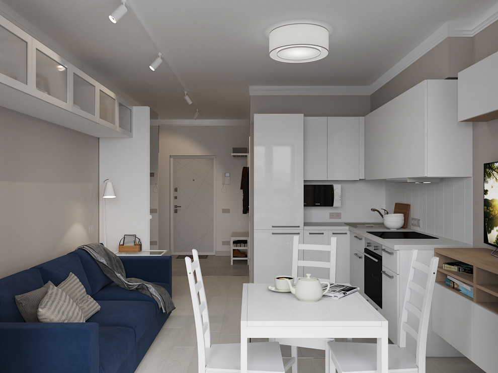 Квартира-студия 28 м2 Раннее утро