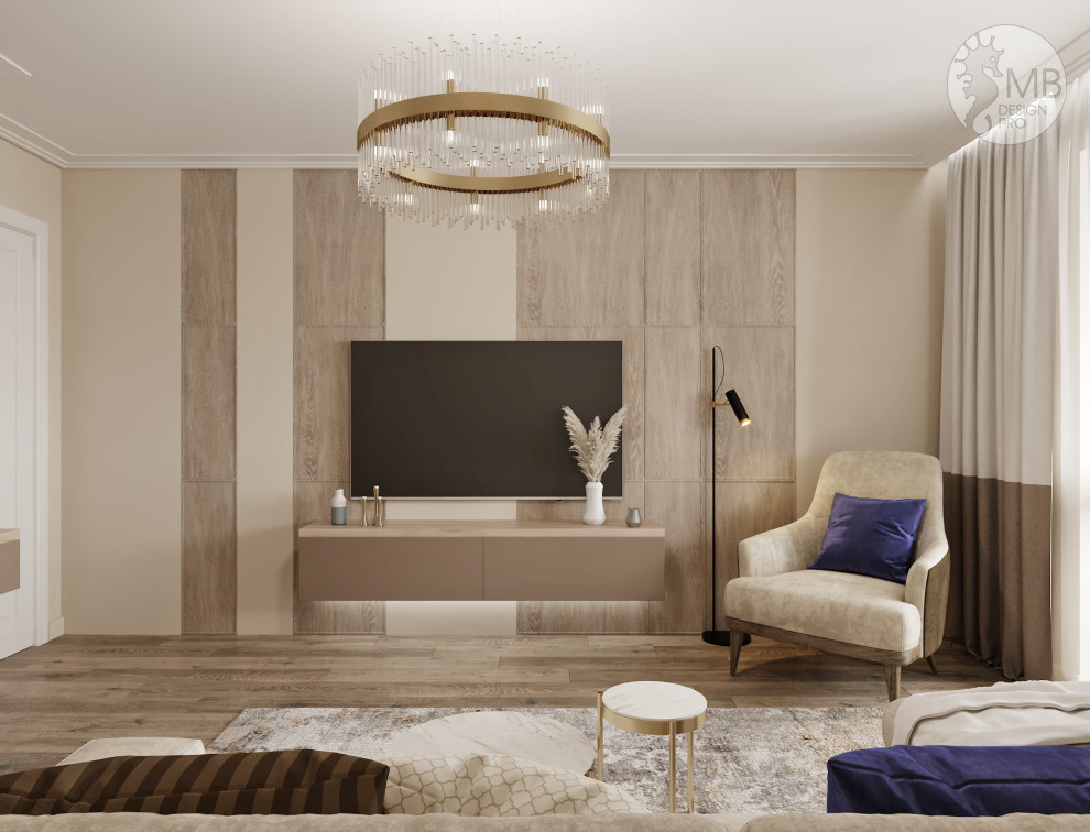 Квартира в карамельных тонах в современном стиле