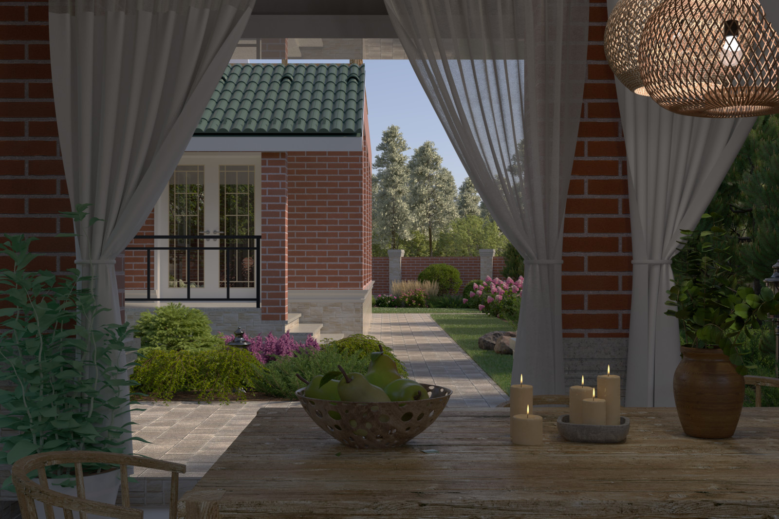 Ландшафтный проект в Раевке