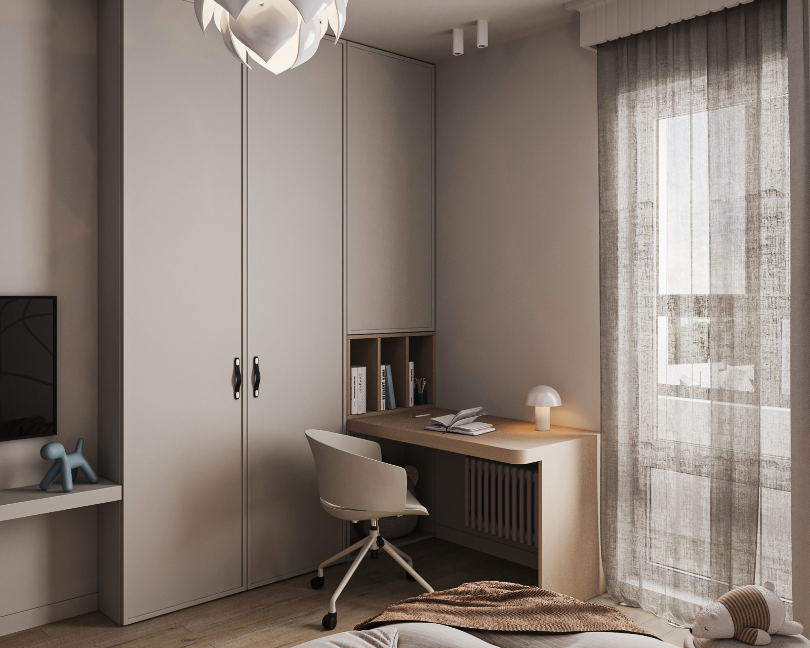 Дизайн-проект 3х-комнатной квартиры в "ЖК БелАрт", 78 кв.м